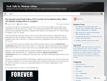 Tablet Screenshot of blog.mohsinabbas.com